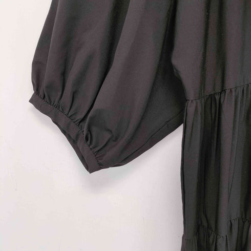 ザラ ZARA ギャザー ティアードワンピース レディース