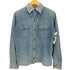 リーバイス Levis 70s SPORTSWEAR 三角タグ ダブルポケット 長袖 デニム ウエスタンシャツ メンズ 151/2