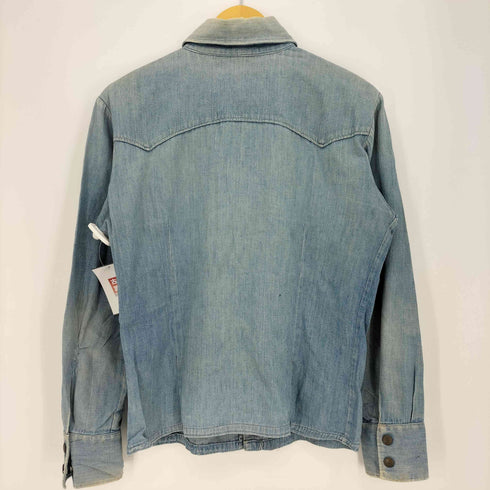 リーバイス Levis 70s SPORTSWEAR 三角タグ ダブルポケット 長袖 デニム ウエスタンシャツ メンズ 151/2
