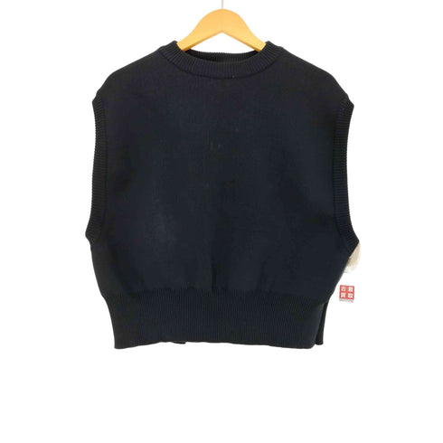 ネーム Name. 20SS POLYESTER SLIT-BACK KNIT VEST レディース