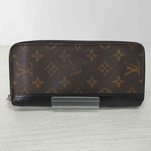 ルイヴィトン LOUIS VUITTON ヴェルティカル モノグラム・マカサー ジッピーウォレット メンズ