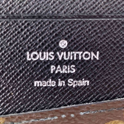 ルイヴィトン LOUIS VUITTON ヴェルティカル モノグラム・マカサー ジッピーウォレット メンズ