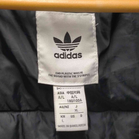 アディダスオリジナルス adidas Originals 23AW Essentials Padded Puffer JKT エッセンシャルズ パデッド パファー ジャケット パッカブル 中綿 裾ドローコード メンズ JPN:XL