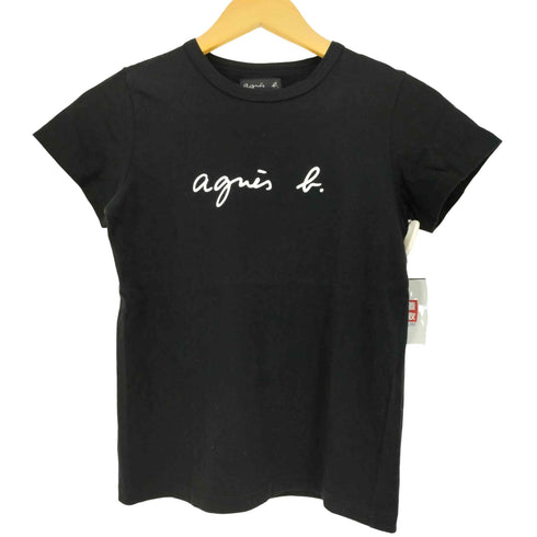 アニエスベー agnes b. PARIS ロゴ プリント Tシャツ レディース T1