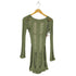 JADED LONDON ダメージデザインニットワンピース import レディース S