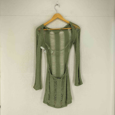 JADED LONDON ダメージデザインニットワンピース import レディース S