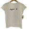 アニエスベー agnes b. PARIS ロゴ プリント Tシャツ レディース JPN:1
