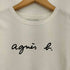 アニエスベー agnes b. PARIS ロゴ プリント Tシャツ レディース JPN:1