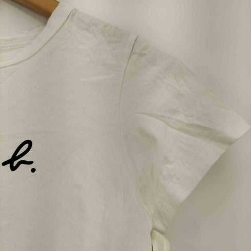 アニエスベー agnes b. PARIS ロゴ プリント Tシャツ レディース JPN:1