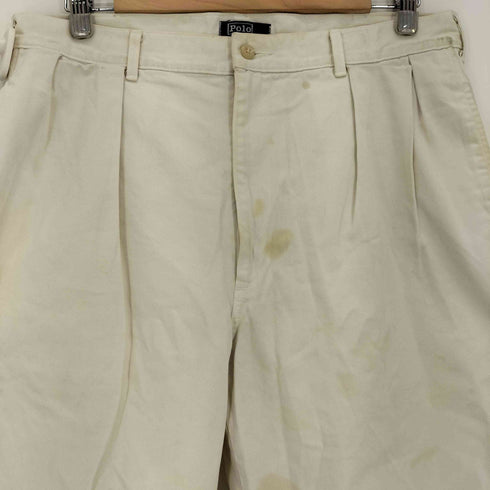 ポロバイラルフローレン Polo by RALPH LAUREN 90s USA製 POLO CHINO 2タック チノパンツ ポロチノ メンズ