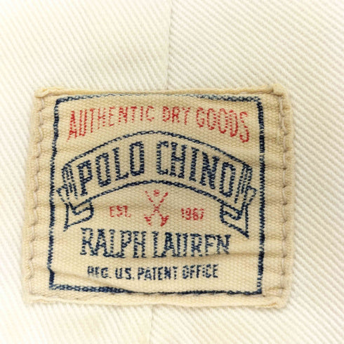 ポロバイラルフローレン Polo by RALPH LAUREN 90s USA製 POLO CHINO 2タック チノパンツ ポロチノ メンズ