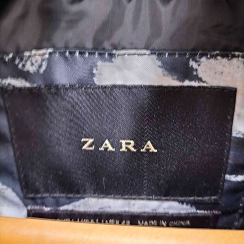 ザラ ZARA フラワーデザイン ブルゾン メンズ import:L