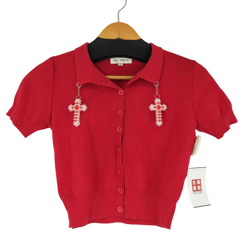 十字架チャーム S/S シャツ レディース import:S