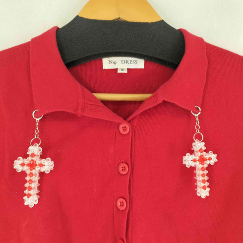 十字架チャーム S/S シャツ レディース import:S