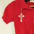 十字架チャーム S/S シャツ レディース import:S