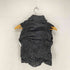 SHADOWS&DUST lamb leather ラムレザーギャザージップベスト レディース
