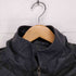 SHADOWS&DUST lamb leather ラムレザーギャザージップベスト レディース