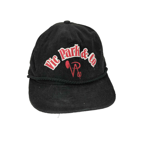 Designer Award Headwear 90s 企業ロゴ コーデュロイキャップ メンズ