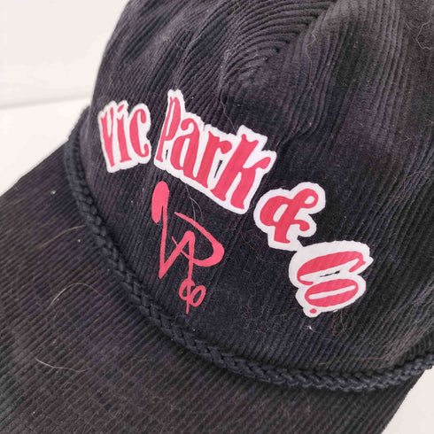 Designer Award Headwear 90s 企業ロゴ コーデュロイキャップ メンズ