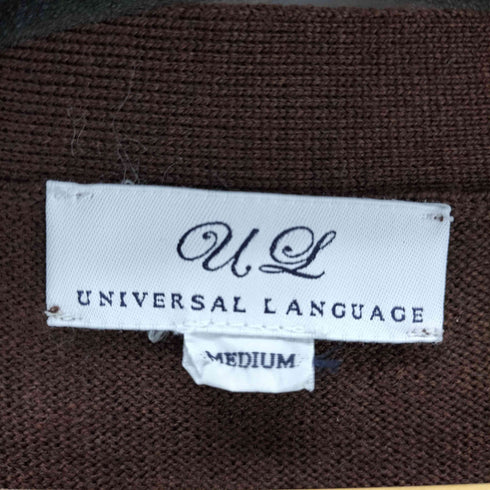 ユニバーサルランゲージ UNIVERSAL LANGUAGE ウールニットカーディガン メンズ JPN:M
