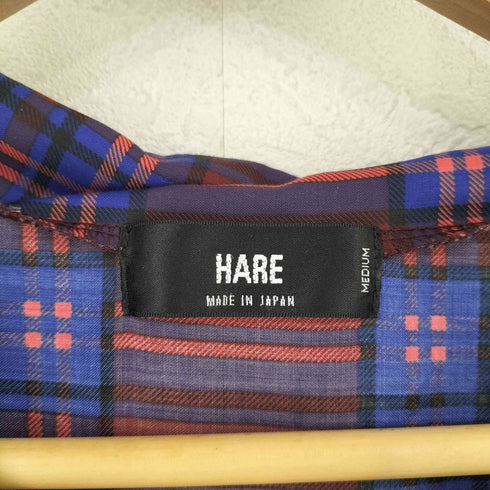 ハレ HARE ハーフZIPタータンチェックプルオーバー メンズ JPN:M