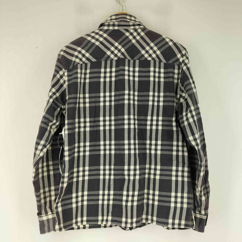 ディーゼル DIESEL チェック柄 ジップアップ シャツ メンズ