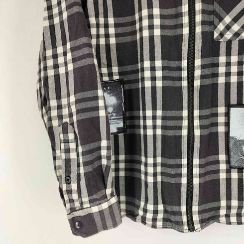 ディーゼル DIESEL チェック柄 ジップアップ シャツ メンズ