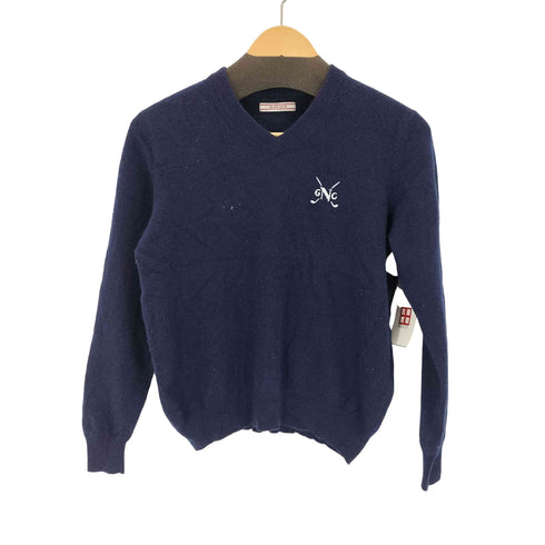ドゥクラッセ DoCLASSE CASHMERE 100% カシミヤ Vネック ニット レディース JPN:S