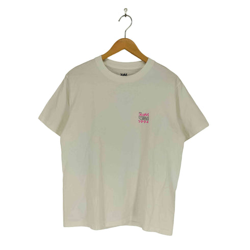エックスガール X-girl BOX LOGO AND FACE S/S TEE レディース L