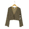 エックスガール X-girl SHIRRED CREPE CARDIGAN レディース M