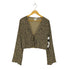 エックスガール X-girl SHIRRED CREPE CARDIGAN レディース M