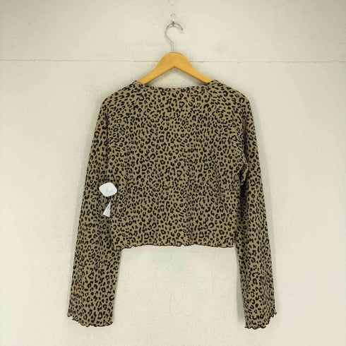 エックスガール X-girl SHIRRED CREPE CARDIGAN レディース M