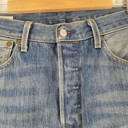 リーバイス Levis PREMIUM USA製 501 ボタン裏5244 BIGE復刻 ストレートデニム メンズ US:32-33