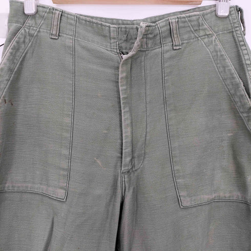 ユーエスアーミー U.S. ARMY 60-70s PRENTICE ZIPPER 米軍 OG-107 ジップフライ ベイカーパンツ ユーティリティパンツ メンズ