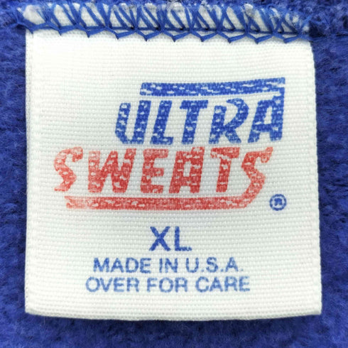 90s USA製 ULTRA SWEATSボディ ハワイ リゾート 発泡プリント ラグランスリーブ クルーネックスウェット メンズ import:XL