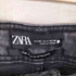 ザラ ZARA the marine straight カットオフ ワイドブラックデニム パンツ メンズ EUR 36