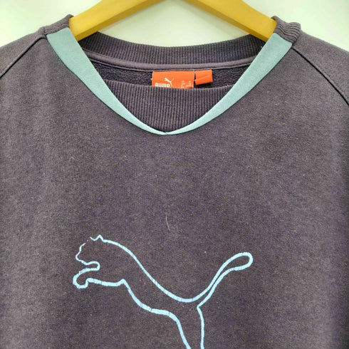 プーマ PUMA EU製 ロゴプリント Vネック スウェット メンズ import:XL