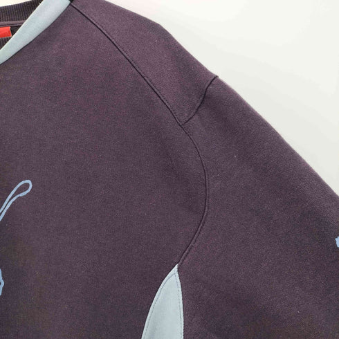 プーマ PUMA EU製 ロゴプリント Vネック スウェット メンズ import:XL