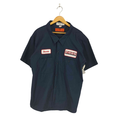 REED USA製ワッペン付ワークシャツ メンズ 7XL