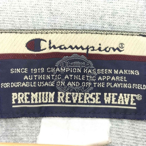 チャンピオン Champion 90-00s PREMIUM REVERSE WEAVE プレミアム リバースウィーブ TVプリント クルーネックスウェット メンズ import:M