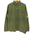 ギャップ Gap 80-90S ボーダー サイドスリット 長袖 ポロシャツ メンズ import:L