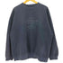 ギャップ Gap OLD 90s USA製 紺 デカタグ プリント クルーネック スウェット ボックスシルエット メンズ import:L