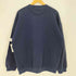 ギャップ Gap OLD 90s USA製 紺 デカタグ プリント クルーネック スウェット ボックスシルエット メンズ import:L