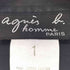 アニエスベーオム Agnes b.homme OLD 日本製 プレーンシャツ メンズ JPN:1