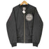 ユニフ UNIF ロゴワッペン 中綿 ジップアップブルゾン レディース import:M