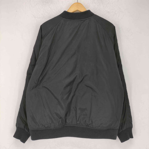ユニフ UNIF ロゴワッペン 中綿 ジップアップブルゾン レディース import:M