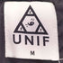 ユニフ UNIF ロゴワッペン 中綿 ジップアップブルゾン レディース import:M