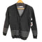 デラックス DELUXE CLOTHING ウール100 総柄 ニットカーディガン レディース import:S