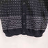 デラックス DELUXE CLOTHING ウール100 総柄 ニットカーディガン レディース import:S