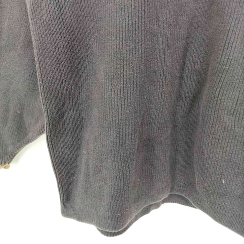 クイックシルバー Quiksilver 90-00S ロゴ刺繍 ロールネック ニット メンズ JPN:L